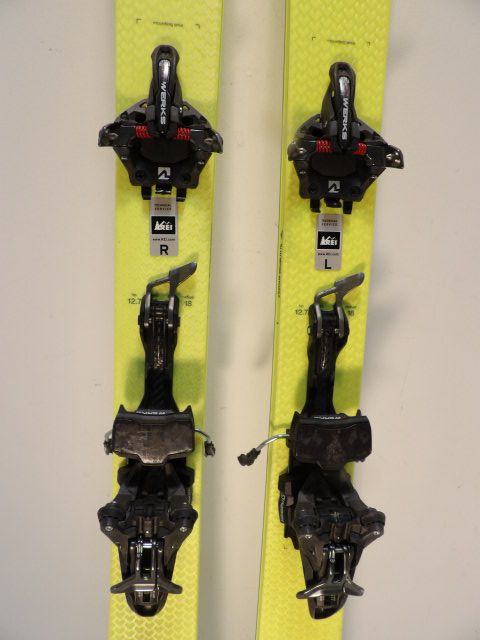 Mens black crows Orb Freebird Size 184cm AT Skis