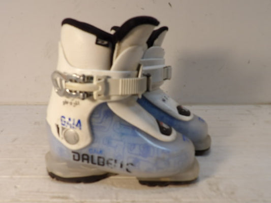 Youth Dalbello Size 17.5 Gaia Kids Boots - White / Blue