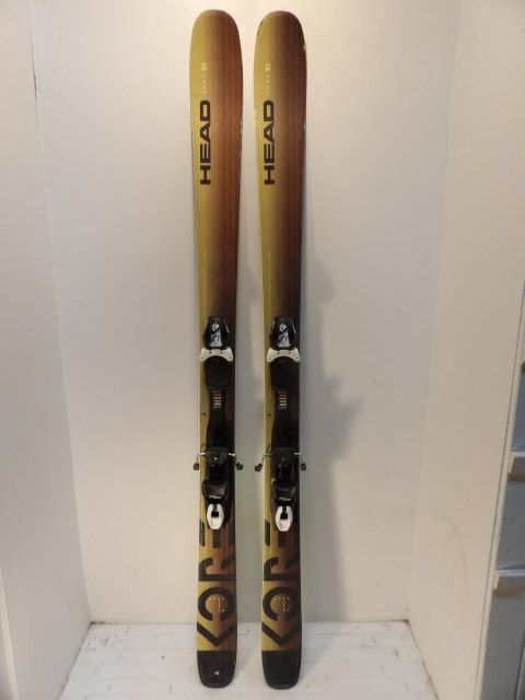 Mens Head Kore 93 w/ Sp 13  Size 177cm Downhill Skis - Brown