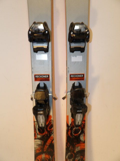 Mens K2 Reckoner 102 w/ Griffon  Size 163cm Downhill Skis - Red / Black / Silver