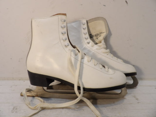 Aerflyte Size 9.0 Ice Skates - White - Size 9.0
