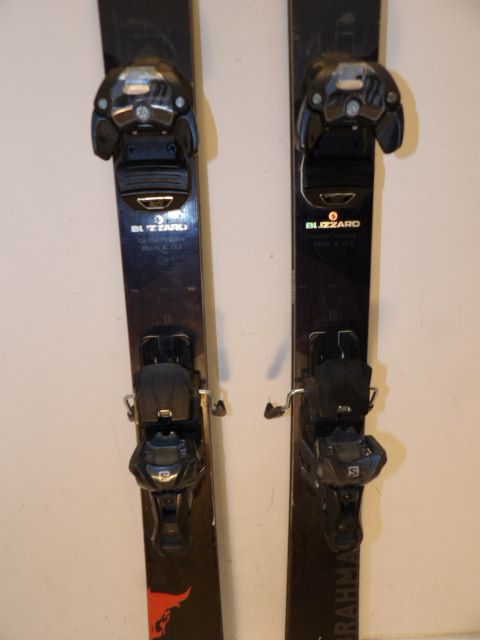 Mens Blizzard Brahma w/ Warden  Size 173cm Downhill Skis - Black
