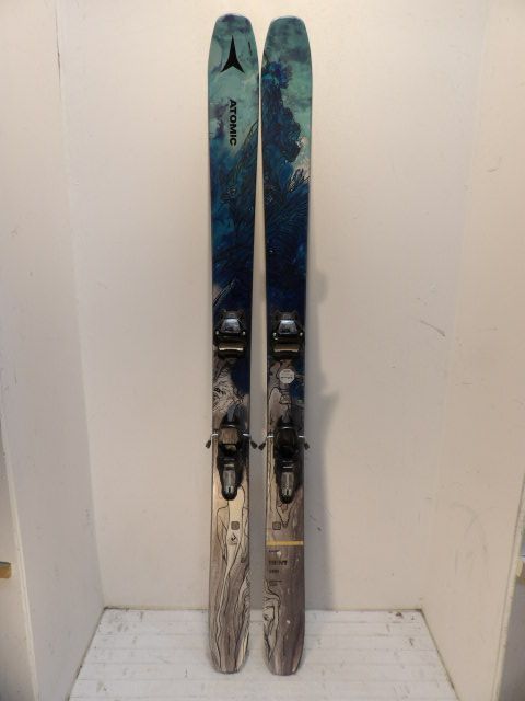 Mens Atomic Bent Chetler w/ 100 Marker Griffon Size 172cm Downhill Skis - Blue
