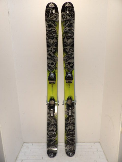 Mens K2 Obsethed w/ Squire Size 169cm Downhill Skis - Yellow