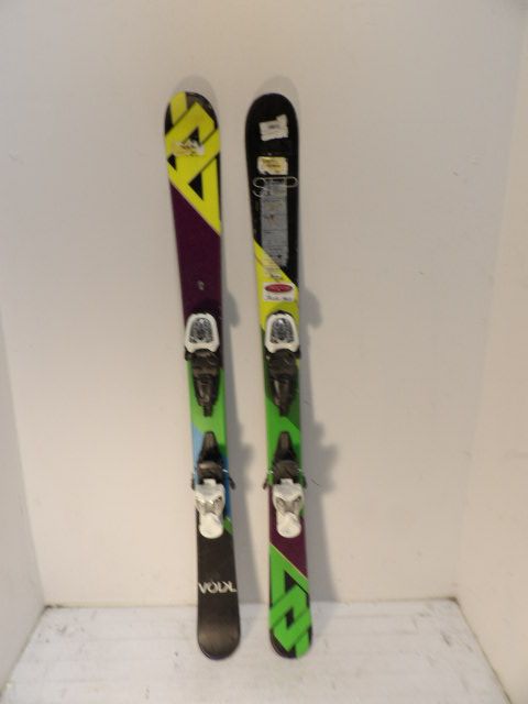 Youth Volkl Step Size 118cm Kids Skis - Purple / Black