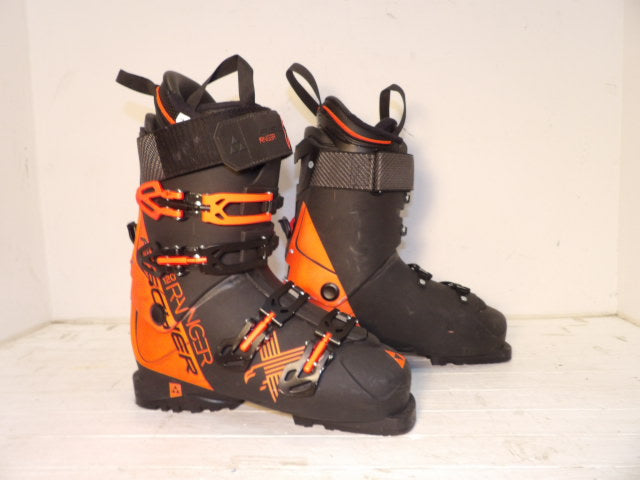 Mens Fischer Ranger 120 Size 27.5 Downhill Boots - Black / Orange