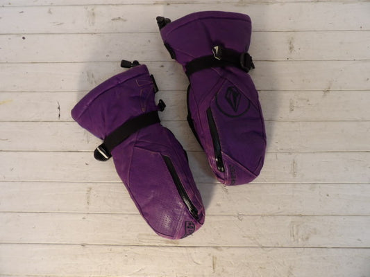 Volcom Size Medium Purple Mitts - Purple - Goretex