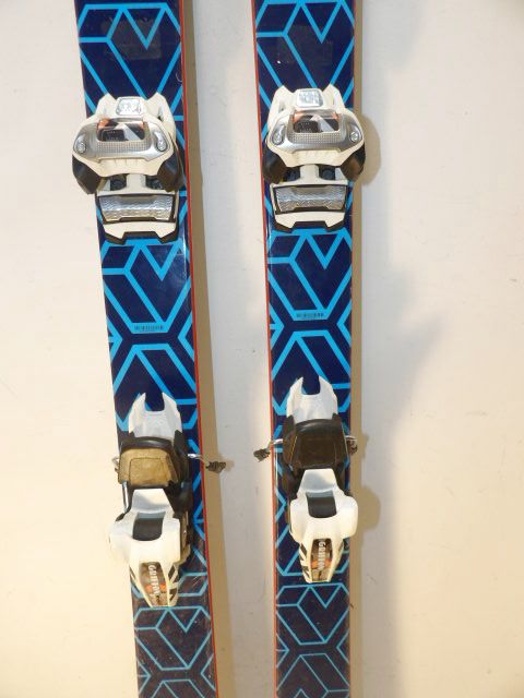 Men's black crows captis w/ Griffon Size 178cm Downhill Skis - Blue / Orange