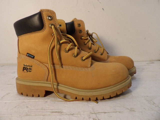 Mens Timberland Pro Size 9.5 Tan Boots - Tan