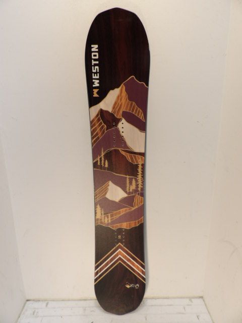 Weston Riva Size 151cm Snowboard - Brown / Wood