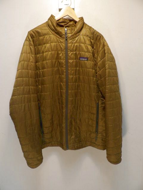 Men's Patagonia Size XL Gold Puffy Jacket - Gold