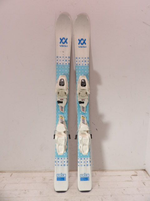 Youth Volkl Flair Size 100cm Kids Skis - Blue/White