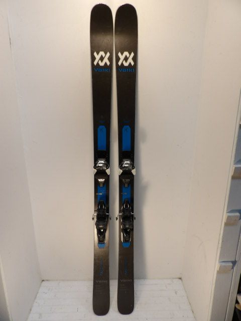 Mens Volkl Kendo w/ Warden Size 177cm Downhill Skis - Black / Blue