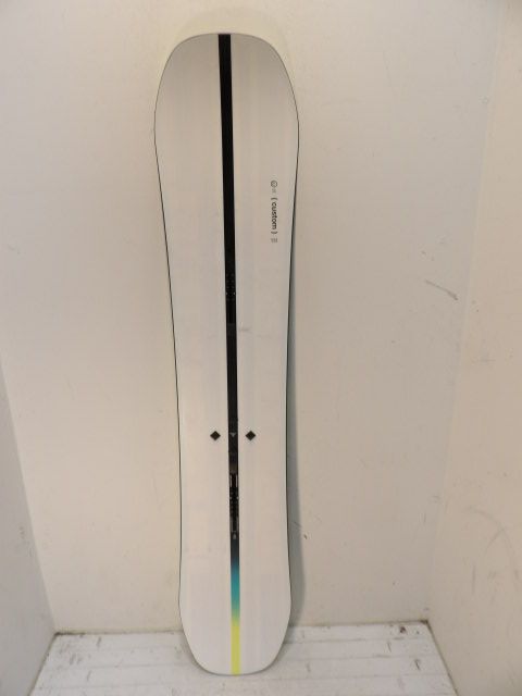 Youth Burton Custom Smalls Size 145cm Snowboard - White / Black