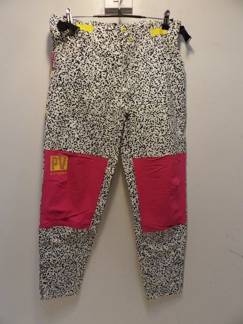 Mtn Bike Pants - Large - Pink / Black / White