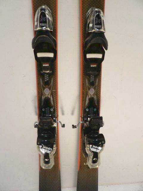 Womens Rossignol Exp 76 w/ Look GW Size 146cm Downhill Skis - Black