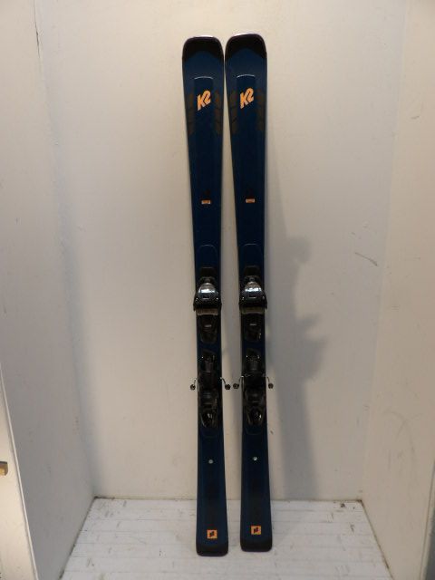 2022 Womens K2 Disruption Marker ER3 w/ 78 Size 160cm Downhill Skis - Blue