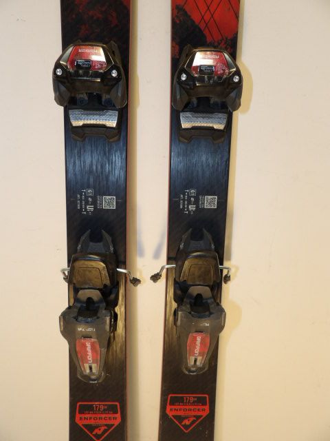 Mens Nordica Enforcer 94 w/ Griffon Size 179cm Downhill Skis - Red / Black