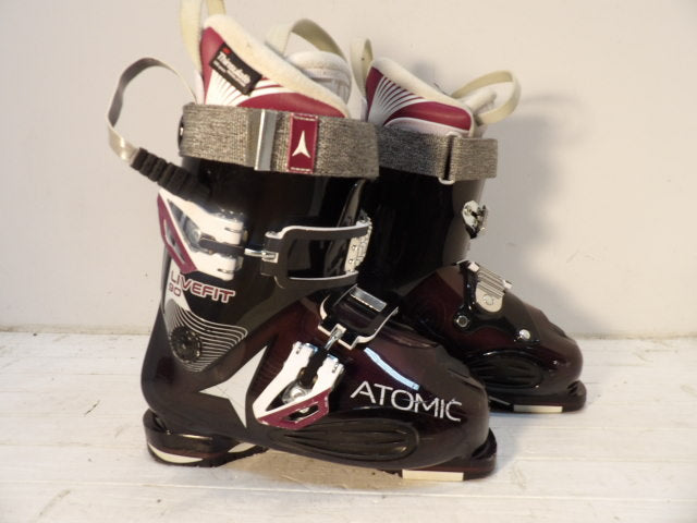 Womens Atomic Livefit Size 24.5 Downhill Boots - Purple