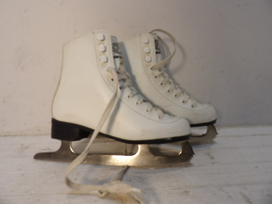Ice Skates - White - Size 2K - White