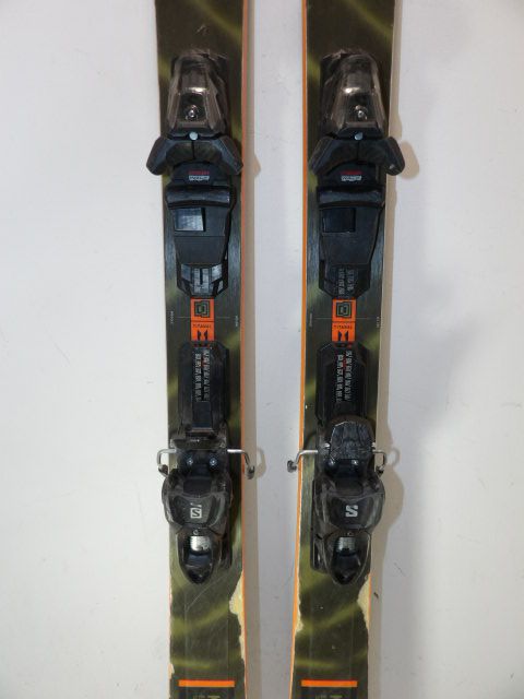 Mens K2 Mindbender w/ Salomon M11 Size 182cm Downhill Skis - Green