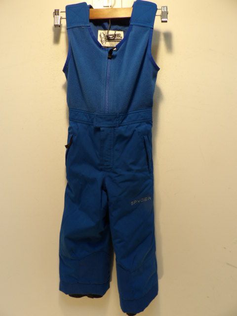 Youth Spyder Blue Bibs - Size 6 - Blue