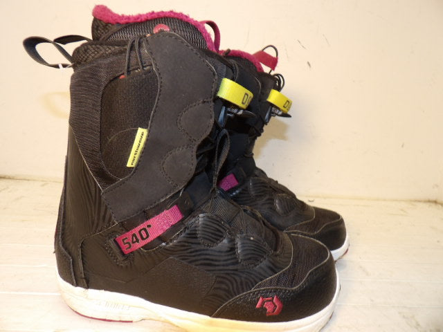 Women's Northwave Domino Size 8.5 Boots - Black / Purple