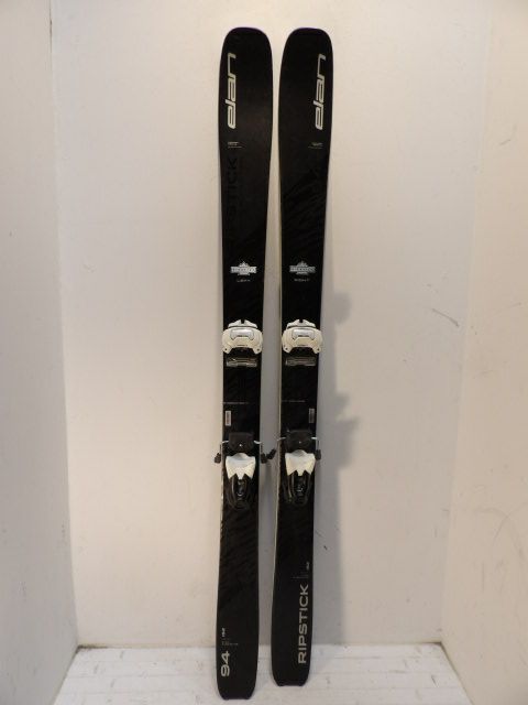 Womens Elan Rip Stick 94 Black Edition w/ Attack 11 Size 162cm Downhill Skis