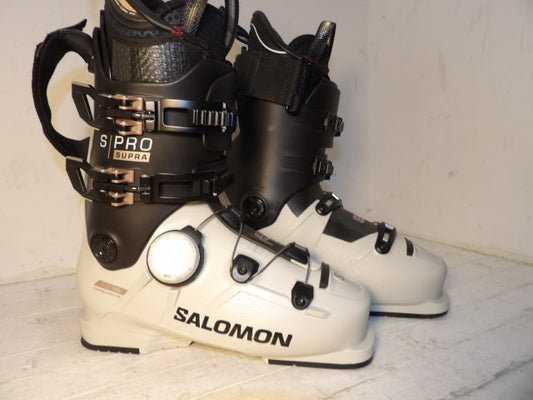 Womens Salomon S Pro Supra 105 Size 26.5 Downhill Boots - Black / White
