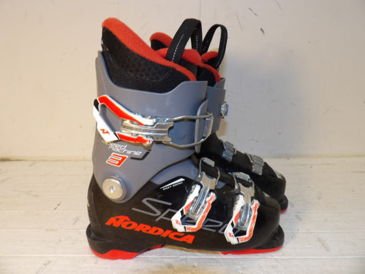 Youth Nordica Size 20.5 Speed Machine Kids Boots - Black / Red