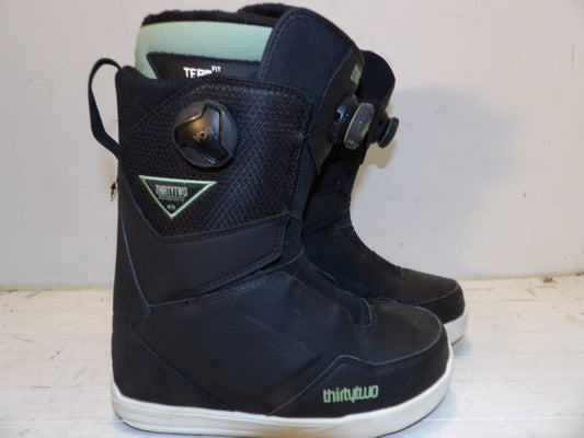 Women's 32 Lashed Size 9.0 Boots - Black / Green