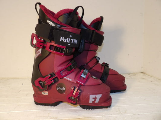 Womens Full Tilt Plush Size 24.5 Downhill Boots - Maroon