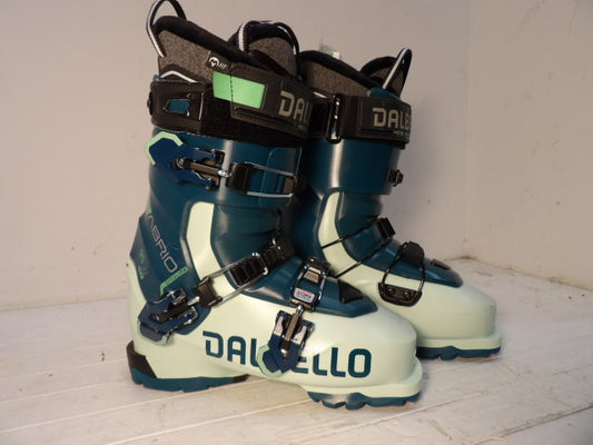 Womens Dalbello Cabrio Size 24.5 Downhill Boots - Green