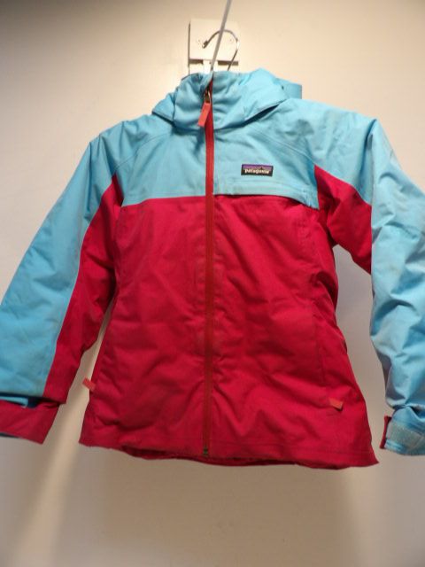 Youth Patagonia Small Maroon Jacket - Blue / Maroon