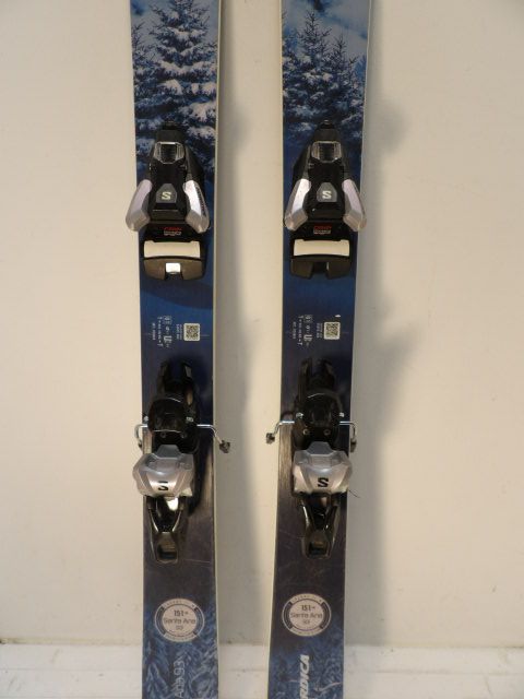 Womens Nordica Santa Ana 93 w/ Strive GW Size 151cm Downhill Skis - Blue