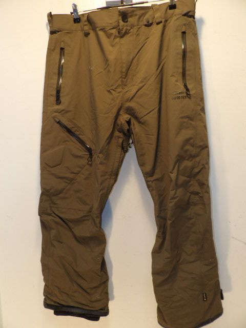 Men's Volcom Gore-tex Size XXL Brown Pants - Brown