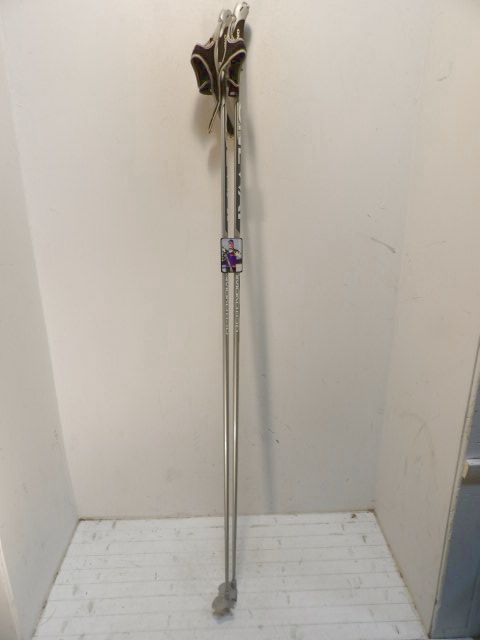 One Way Diamond Nordic Poles - 155cm - Silver