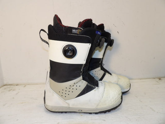 Men's Burton Ion BOA Size 9.0 Boots - White
