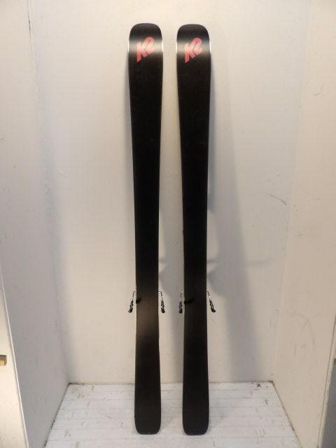 2017 Mens K2 Wayback Salamon shift w/ 104 Size 184cm Downhill Skis - Red