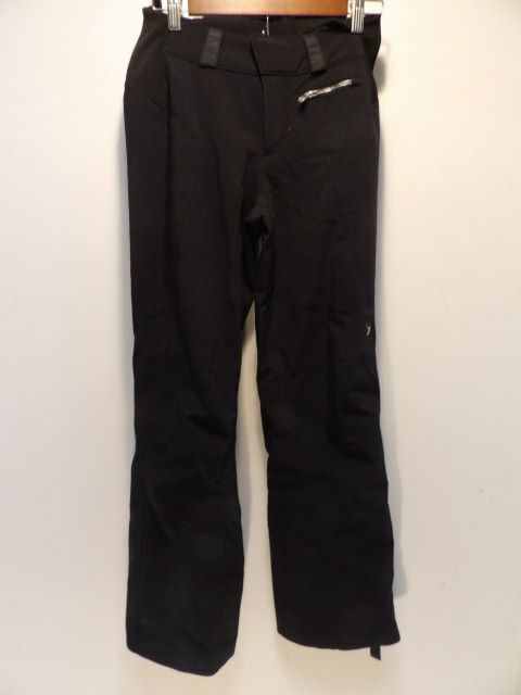 Women's Spyder Strech Size 4 Black Pants - Black