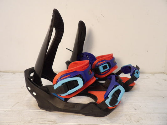 Men's Switchback Size Large Bindings - Black / Red / Blue