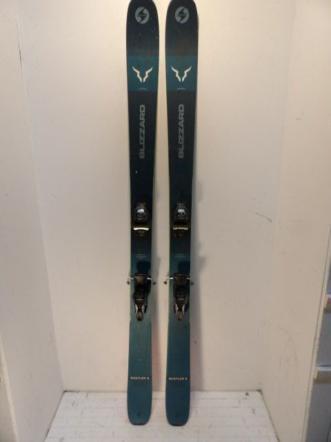 Mens Blizzard Rustler 9 w/ Marker Size 180cm Downhill Skis - Green
