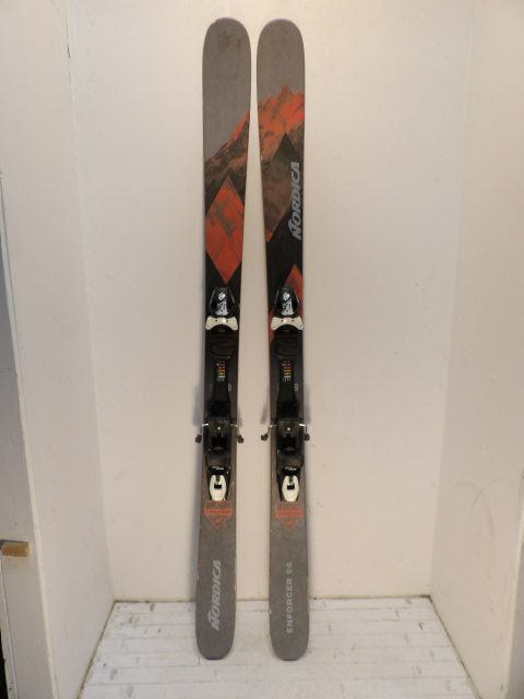 Mens Nordica Enforcer 94 w/ SP 13 Size 172cm Downhill Skis - Grey / Red