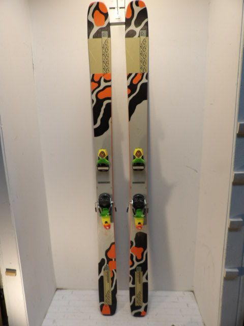 Mens K2 Mindbender 108 w/ Pivot 18 Size 193cm Downhill Skis - Grey / Black
