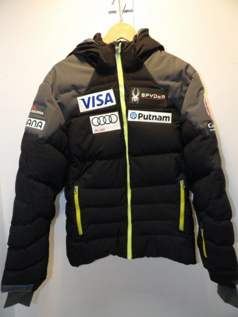 Mens Spyder Size Medium Blue Jacket - Race Jacket