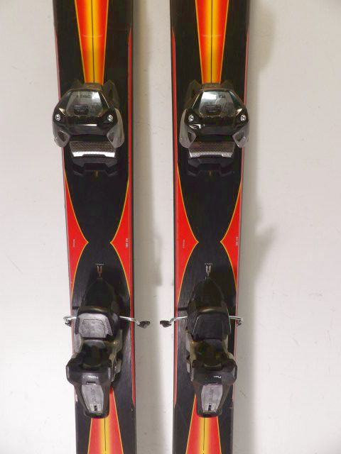 Mens K2 Mindbender 108 Ti w/ Marker Jester Size 186cm Downhill Skis - Red / Blac