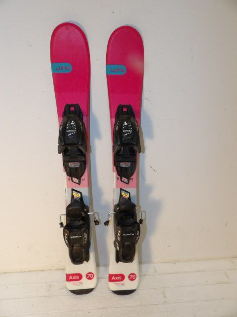 Youth Axis Luna Size 70cm Kids Skis - Pink