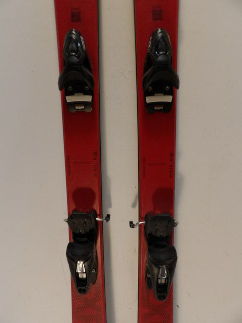 Mens Rossignol EXP 86 Look  Size 185cm Downhill Skis - Red / Grey