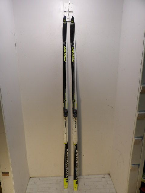 Fischer SL Superlight Crown w/ Salomon SNS - 185cm Nordic Skis - Black