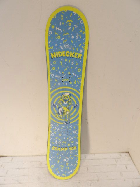 Youth Nidecker Scamp Size 100cm Snowboard - Blue / Yellow